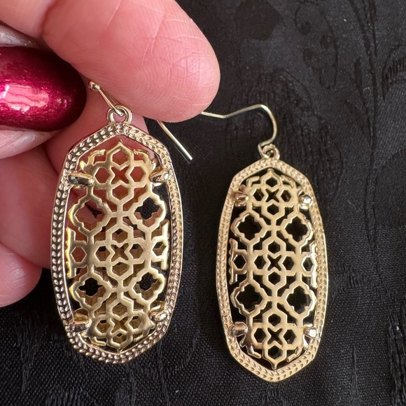 Kendra scott gold earring - Picture 2 of 3